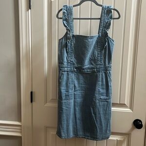 Denim dress size L